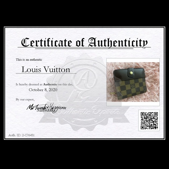 Louis vuitton compact wallet damier ebene - Picture 2 of 13